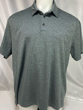 Chase 54 Men's 2XL Gray Heather Performance Golf Polo